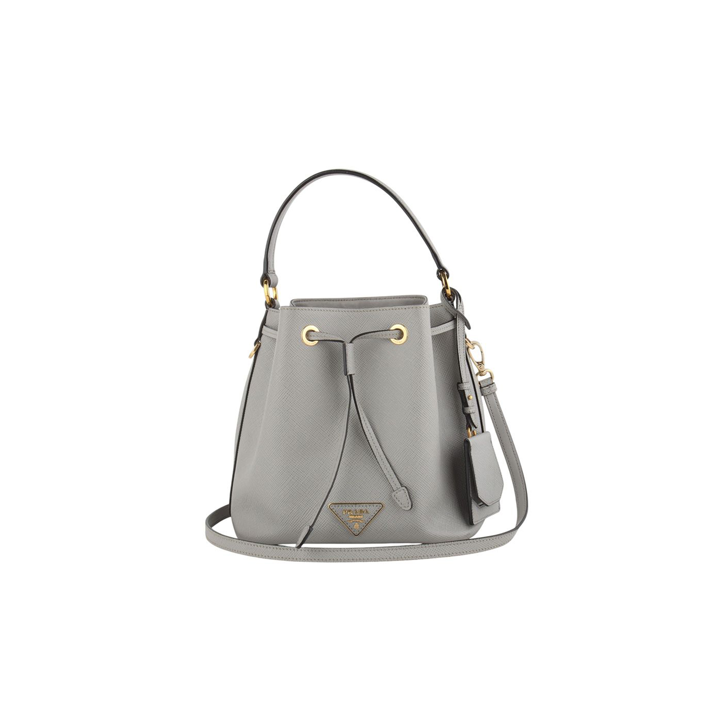 Pra*a saffiano top handle bucket bag 1bz032 (23*22*14cm)